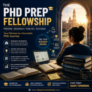 The PhD Prep Fellowship 2026 guide for doctoral applicants