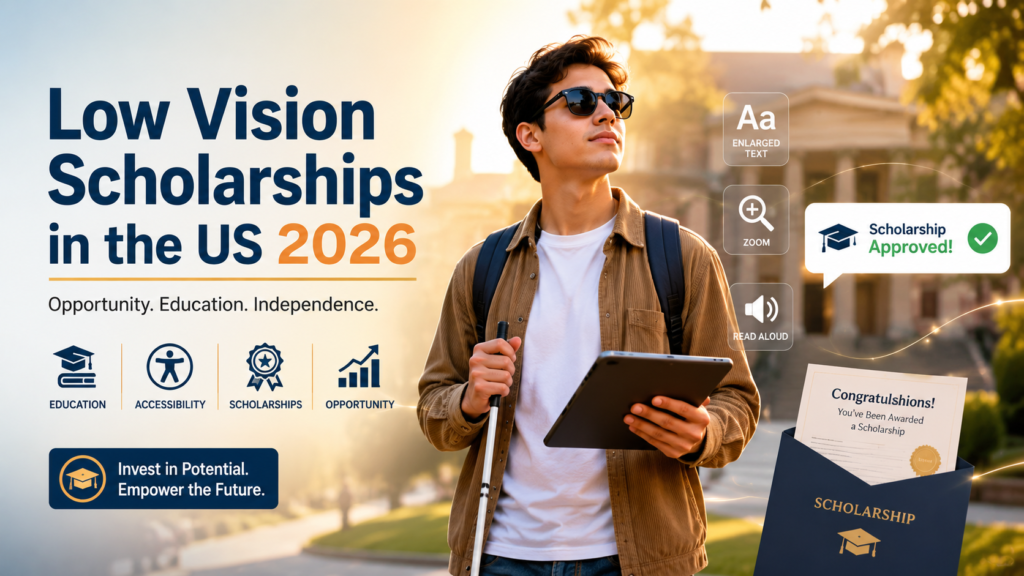 low vision scholarships