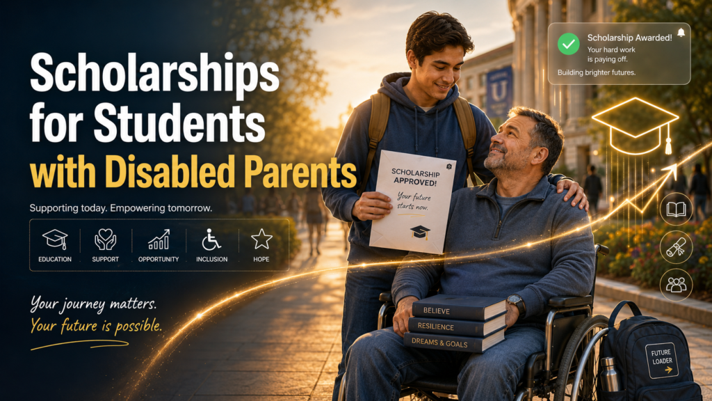 scholarships for students with disabled parents