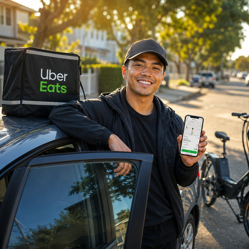 Uber Eats driver