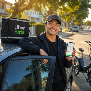 Uber Eats driver