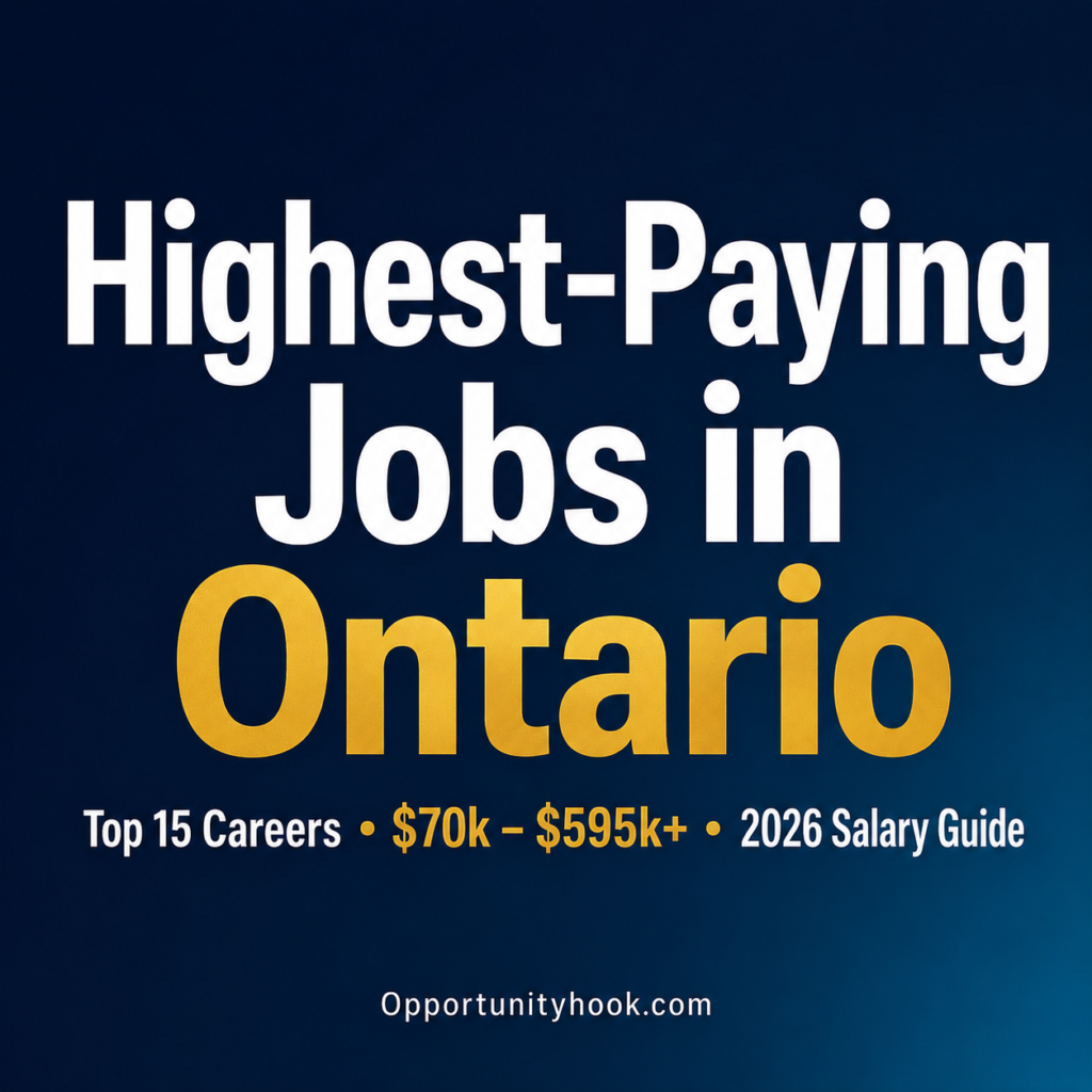 great‑paying jobs in Ontario