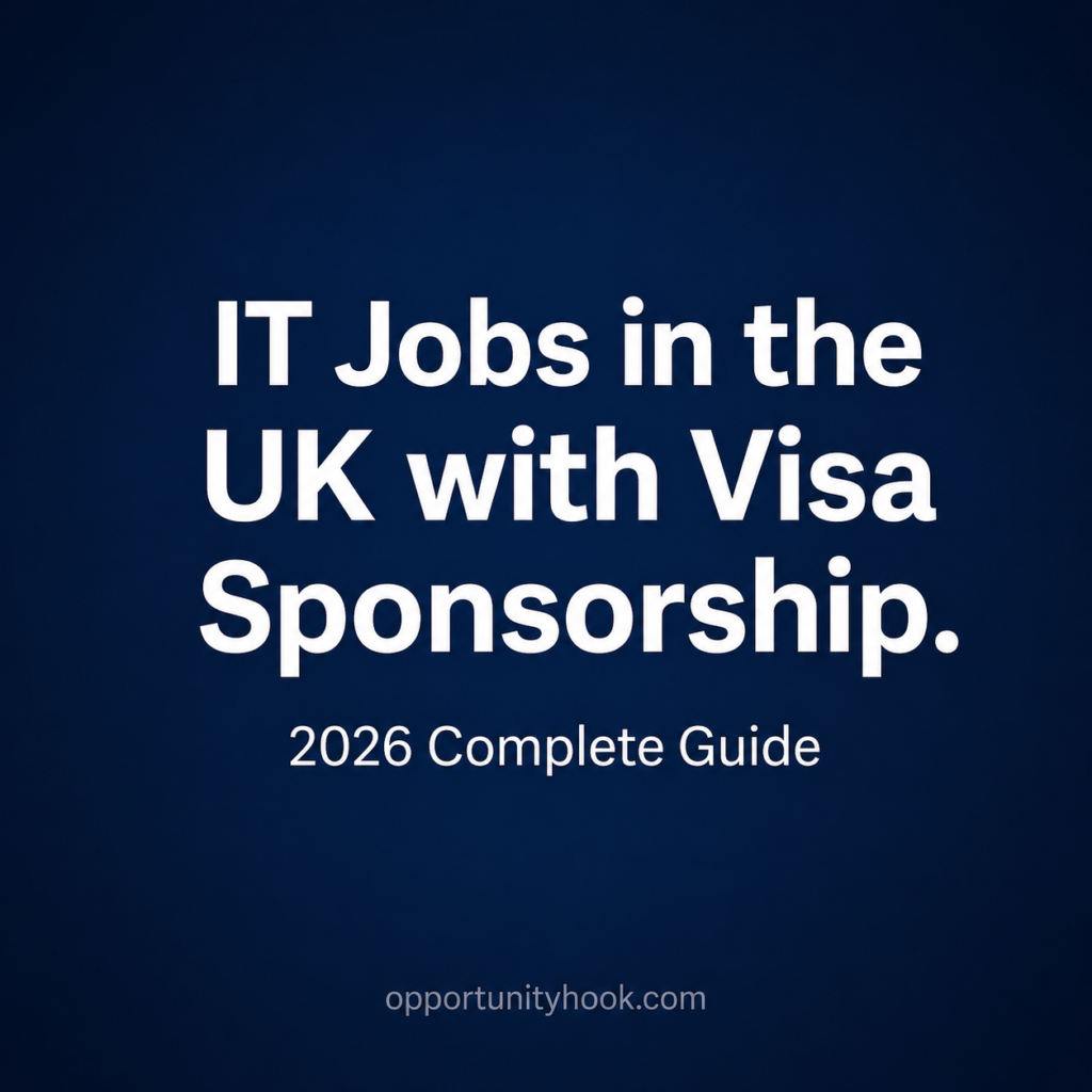 IT jobs in the UK with visa sponsorship