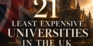 least expensive universities in UK