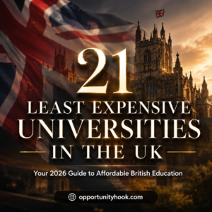 least expensive universities in UK