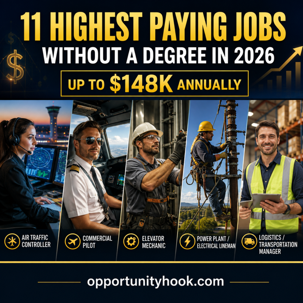 highest paying jobs without a degree